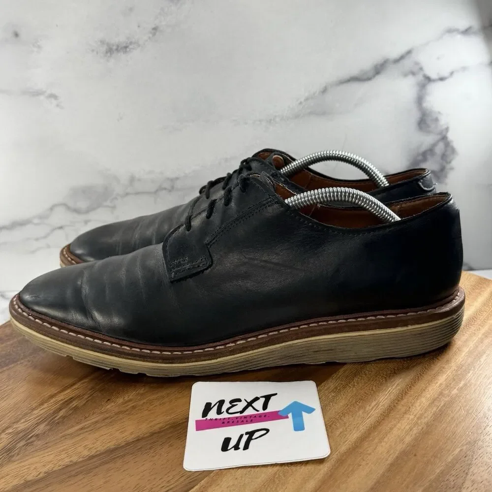 Men’s size 10-ALLEN EDMONDS Cove Drive Leather Oxfords Ox Navy Blue Dress Shoes